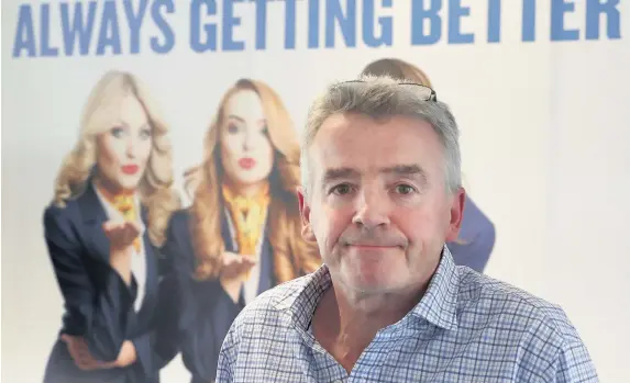  ?? Niall Carson ?? > Ryanair boss Michael O’Leary