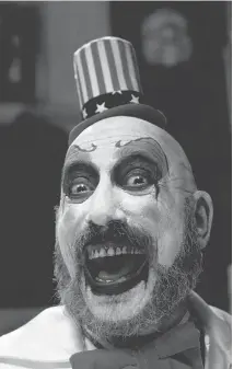  ??  ?? House of 1000 Corpses gave life to Sid Haig’s Captain Spaulding, one of cinema’s most infamous clown characters
