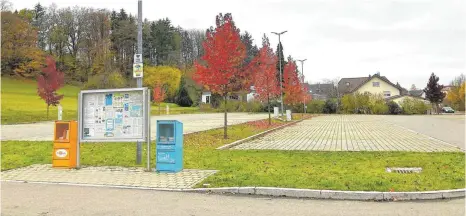  ?? FOTO: SABINE ZIEGLER ?? Auch am derzeit gesperrten Wohnmobils­tellplatz ist die aktuell schwierige Situation für den Tourismus in Bad Waldsee abzulesen.