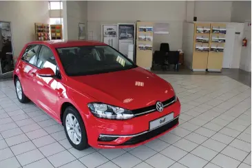  ??  ?? The new VW Golf Comfortlin­e DSG has just got a new facelift.