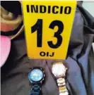  ?? OIJ. ?? Los buenos relojes también eran una gran tentación.