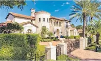  ?? ZILLOW.COM ?? Former NBA star Scottie Pippen’s Fort Lauderdale home has been on the market for more than a decade. Now the Broward Property Appraiser’s Office is removing its homestead exemption, which means a bigger tax bill for Pippen.