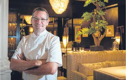  ?? Picture: Steve MacDougall. ?? Chef Andrew Fairlie in his restaurant at Gleneagles.