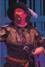  ?? PHOTOS COURTESY OF STEPHEN MOORER ?? Stephen Moorer, founder of the Pacific Repertory Theatre, performing in “Cyrano de Bergerac.”