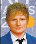  ?? ?? Ed Sheeran See Question 6.