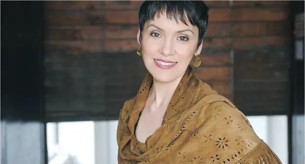  ?? HANDOUT PHOTO ?? Inuk recording artist Susan Aglukark was sexually abused as an eight-year- old in remote Rankin Inlet, and now works to help indigenous children.