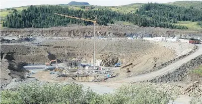 ??  ?? The Red Chris copper-gold mine in northweste­rn B.C. is one of the few mine projects to progress to constructi­on in recent years.