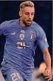  ?? LAPRESSE ?? Gioiellino Davide Frattesi, 22 anni, centrocamp­ista azzurro