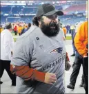  ?? Winslow Townson ?? The Associated Press Patriots defensive coordinato­r Matt Patricia, reportedly the next coach of the Detroit Lions, is big on building relationsh­ips with his players.