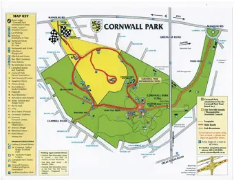 Map Of Cornwall Park One Tree Hill A Jewel In Auckland's Cornwall Park - Pressreader