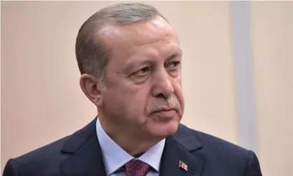  ??  ?? President Recep Tayyip Erdoğan declared that the bill would be passed ‘whether you like it or not’. Photograph: Alexei Nikolsky/TASS