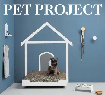  ?? ?? If you have the space, this is a really fun way to give your dog their own bedroom. Project by Greer Clayton, image by Bryce Carleton.