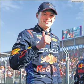  ?? RED BULL CONTENT POOL ?? EN OTRA LIGA. Max Verstappen se vio obligado a ir al límite gracias al desempeño de los Ferrari.