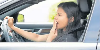  ?? 123RF STOCK PHOTO ?? The Canadian Automobile Associatio­n has said that about 20 per cent of accidents in the country are because of drowsy driving.