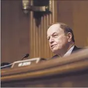  ?? Samuel Corum
Anadolu Agency/Getty Images ?? SEN. RICHARD C. SHELBY, chairman of the Senate Banking Committee, says the Fed’s vice chair for supervisio­n job “should have been filled long ago.”