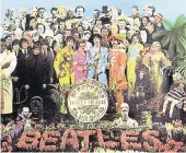  ?? FOTO: DPA ?? Am 1. Juni 1967 erschien das Meisterwer­k der Beatles. Pop-ArtKünstle­r Peter Blake entwarf das berühmte „Sgt. Pepper“Cover.