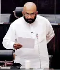  ?? ?? State Finance Minister Ranjith Siyambalap­itiya