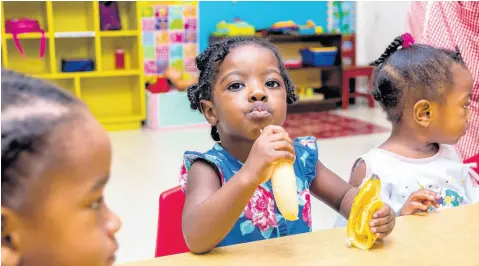  ?? PHOTOS COURTESY OF UNICEF ?? The food environmen­t in and around schools influences our children’s food choices and helps shape their eating habits.