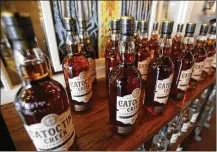  ?? STEVE HELBER / AP 2018 ?? American whiskey producers raised a glass to celebrate a transAtlan­tic agreement to end retaliator­y tariffs. Now comes the challenge of rebuilding brands in Europe.