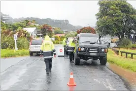  ??  ?? Saturday’s checkpoint at Ahipara, where not one pa¯ ua gatherer had followed the rules.