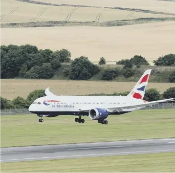  ??  ?? 0 BA is one of the world’s biggest airlines linking more than 180 destinatio­ns including Edinburgh