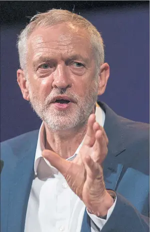  ??  ?? WARNING: Jeremy Corbyn has been told it is unlikely he will have enough support to form a frontbench team.