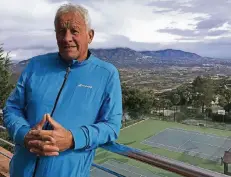  ?? FOTO: J. BALLEER ?? „Die deutschen Spieler sind keine Beckers“, sagt Klaus Hofsäss über die heutige Tennis-Generation. Seine Akademie in Marbella gründete er 1984.