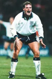  ?? Rex Features ?? Paul Gascoigne was widely regarded as England’s greatest creative midfield talent.