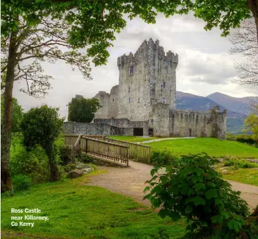  ??  ?? Ross Castle near Killarney, Co Kerry