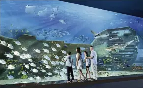  ??  ?? sEA Aquarium is one of the world’s largest aquariums.