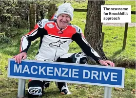  ?? ?? The new name for Knockhill’s approach