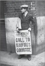  ?? ?? A Leeds newspaper boy in 1931