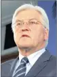  ?? PHOTO: BLOOMBERG ?? Germany’s Frank-Walter Steinmeier.