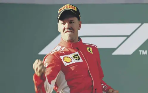  ??  ?? 0 Sebastian Vettel failed to build on his earlier success after joining Ferrari in 2015 and he will leave them at the end of this year.