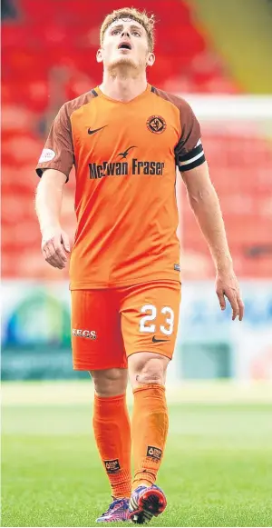  ??  ?? UNDER PRESSURE: Former Aberdeen midfielder Fraser Fyvie