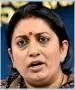  ??  ?? SMRiti iRAni