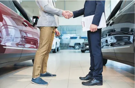  ?? — GETTY IMAGES FILES ?? New vehicle sales in B.C. have grown from about 157,000 in 2010 to 237,000 in 2017.