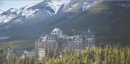  ?? CRYSTAL SCHICK ?? When opening the Banff Springs Hotel in Alberta in 1888, Canadian Pacific Railway president William Cornelius Van Horne said: “Since we can't export the scenery, we'll have to import the tourists.”