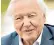  ??  ?? Sir David Attenborou­gh’s TV work shows ‘that there can be benefits to experienci­ng nature at h ome’