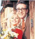  ??  ?? ● Britt with Peter Sellers