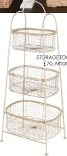  ??  ?? STORAGE TOWER, £70, Amara