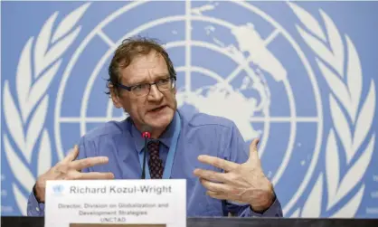  ?? Photograph: Salvatore Di Nolfi/AP ?? ‘Over the past 40 years, we’ve witnessed the emergence of a full-blown rentier economy with global reach and an addiction to debt,’ says Richard Kozul-Wright, a director at Unctad.