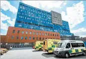  ?? NIKLAS HALLE’N/GETTY-AFP ?? Computers that run Britain’s hospital network were among victims of a global cyberattac­k that began Friday.