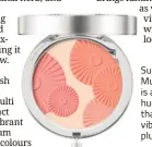  ??  ?? Sulwhasoo ShineClass­ic Multi Powder compact is a premium multihued blush compact that captures the vibrant colours of the plum blossom.