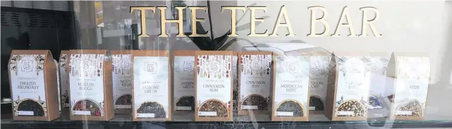  ?? PICTURES: TRACEY ADAMS ?? TEA-TIME: The first of its kind in the country, the Lady Bonin Tea Bar has opened in Long Street, offering a range of 45 teas.