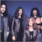  ??  ?? > Rock legends Black Sabbath’s