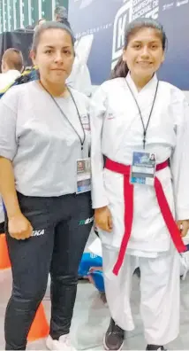  ?? CORTESÍA SOFÍA LÓPEZ ?? BUSCA IMPARTIR sus conocimien­tos de karate do entre sus alumnos/