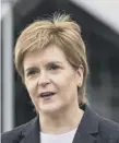  ??  ?? 0 Nicola Sturgeon: ‘We've got to be very careful’