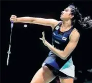  ?? GETTY IMAGES ?? PV Sindhu beat 2012 Olympic champion Li Xuerui of China in her first match after becoming world champion.