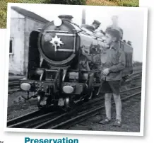  ?? DAVID ELLIOTT COLLECTION ?? RIGHT A future builder of engines: David Elliott with Hurricane on the Romney, Hythe & Dymchurch Railway, 1957.